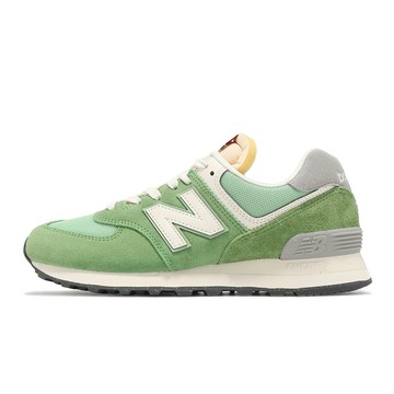 New Balance NB 休閒鞋 574 男鞋 女鞋 蔥綠 海鹽 麂皮 網布 經典 情侶鞋 NB