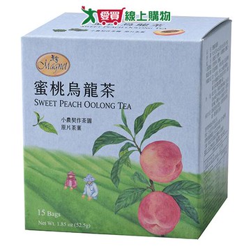 曼寧 蜜桃烏龍茶(3.5G/15入)【愛買】【Cube卡+APP下單最高10%回饋】