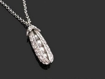 簡約 豌豆 亮晶晶 閃亮 項鍊 閃光 女 穿搭 項鍊 配鏈 耳環