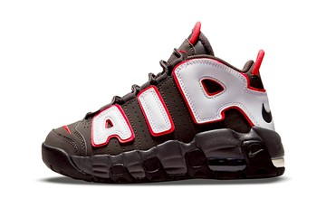 AIR MORE UPTEMPO PS MEDIUM ASH SIREN RED WHITE