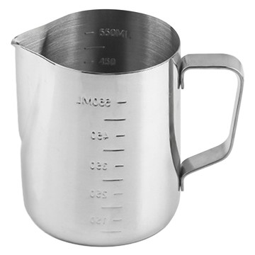 FANCY LIFE 拉花杯 600ml 304不鏽鋼材質  銀色  1個