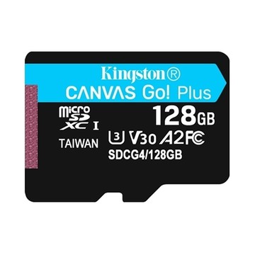 Kingston 128GB 200MB/s U3 microSDXC UHS-I V30 A2 記憶卡 SDCG4/128GB (新版)