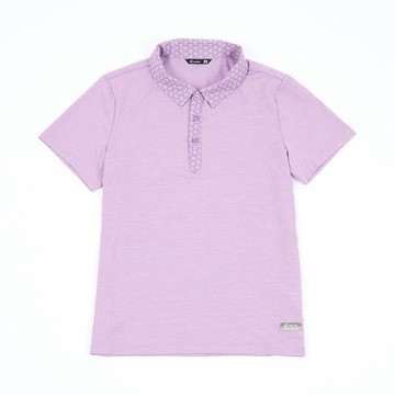 ADISI 女輕量散熱超透氣抑菌消臭POLO衫 AL2611017 藤紫 (M-3XL)｜吸濕排汗 快乾 防臭 輕量 排汗衣