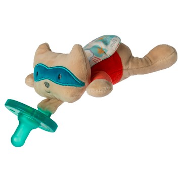 Mary Meyer 蜜兒 WubbaNub 無乳膠醫療級矽膠Soothie安撫奶嘴 適合0歲以上寶寶  第一階段  小英雄 多色  1個