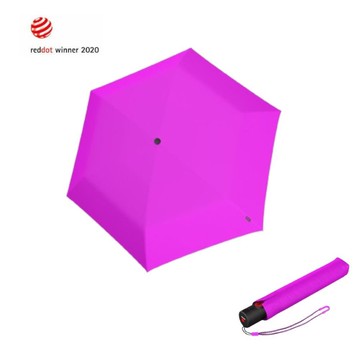 【Knirps德國紅點傘】U.200 超輕薄羽量自動傘-Neon Pink