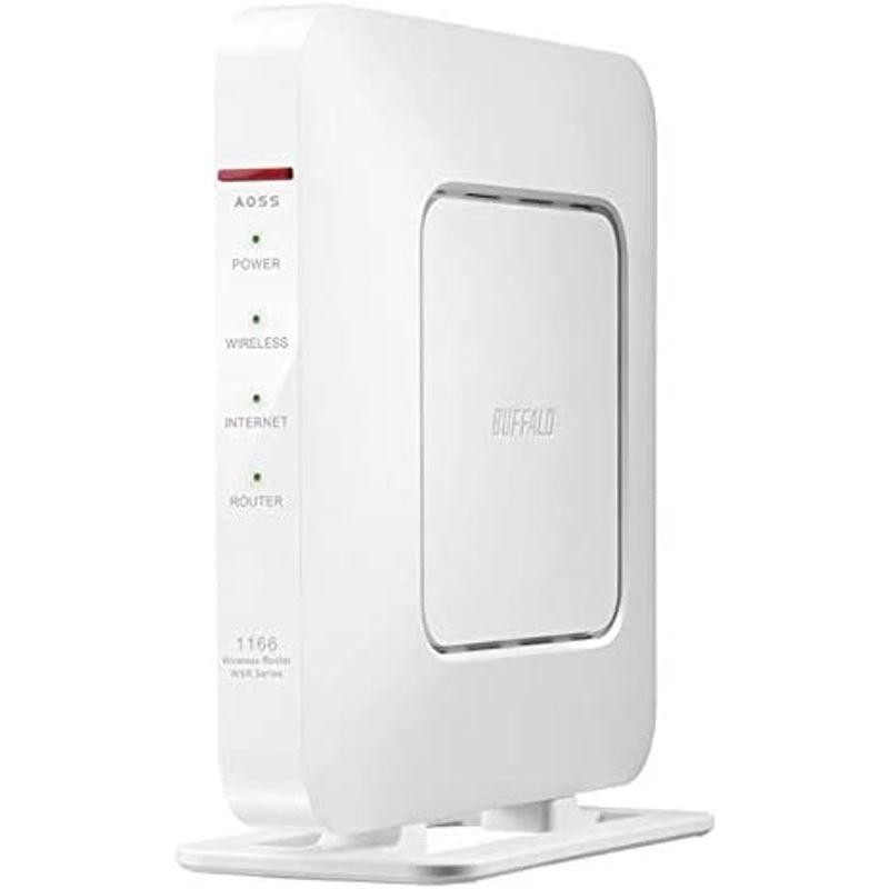 バッファロー WSR-1166DHP4-WH 無線LAN親機 11ac/n/a/g/b 866+300Mbps