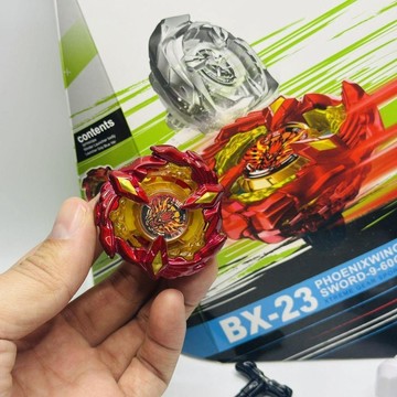 ✨動感 優選 ✨ 隔曰達爆裂陀螺男孩 X系列 BX-23鳳凰炎翔 爆旋陀螺 帶發射器專業級