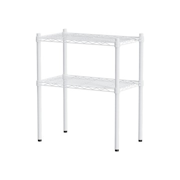 【Y HOUSE】60x45x75公分 輕型兩層鐵架 鐵力士架 層架-烤漆白