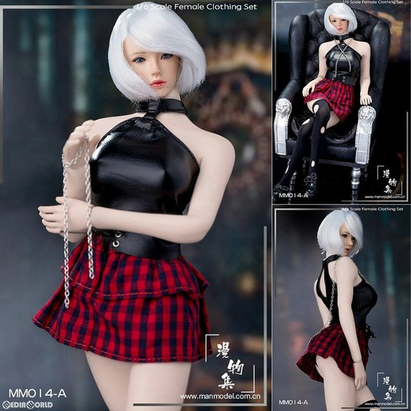 新品即納 Fig 1 6 セクシー パンクガール コスチューム セット レッドチェック ドール用衣装 Mmo14 A マンモデル 通販 Lineポイント最大0 5 Get Lineショッピング