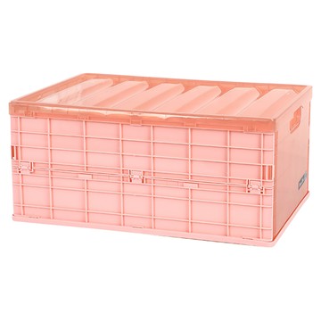 小麥購物 輕收納整理箱 中  粉色  1個  30 x 22 x 14.5cm