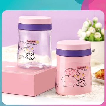 優之便攜燜燒杯學生悶燒壺罐燜粥上班族不銹鋼保溫桶帶水果盒套裝