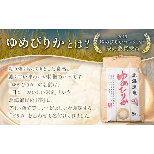 ふるさと納税 北海道 八雲町 〈2回定期便〉北海道八雲町熊石産 ゆめぴりか(精白米) 5kg