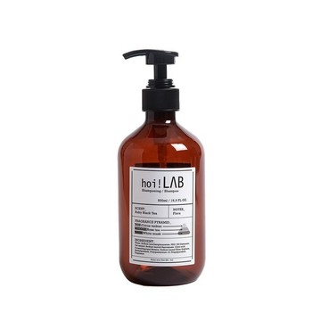 任選-hoi! LAB 實驗室香氛沐浴精/洗髮精-500ml(伯爵紅茶/煙燻皮革/雪松檀木)