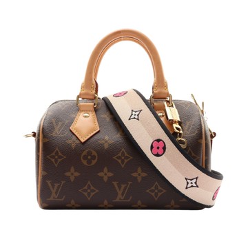 LOUIS VUITTON LV 路易威登 棕色 原花帆布 Speedy Bandouliere 20 兩用包 M46222 【二手名牌BRAND OFF】