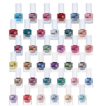 【Miss Nella】兒童水性可撕式安全指甲油 4ml(多色) | 英國