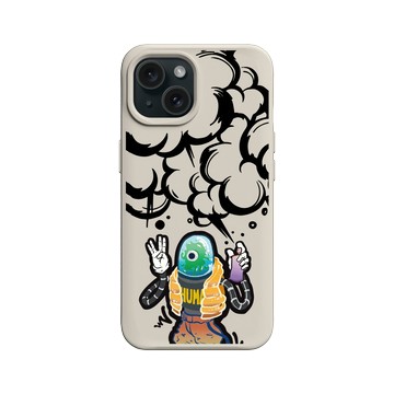 iPhone 15 SolidX 貝殼灰 - Graffiti / 街頭塗鴉 - 來畫點東西