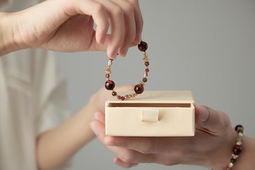 l水日子l 訂製水晶手鏈 水晶編繩 心願手鍊 客製化 情侶 姐妹禮物