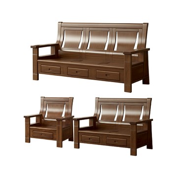 ASSARI-歐陽修全實木1+2+3人沙發