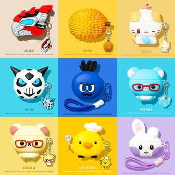 【新款】仿真榴蓮 冰鬼護 AirPods Pro 3保護套 AirPods 4代藍牙耳機殼 Pro2蘋果耳機套 情侶禮物