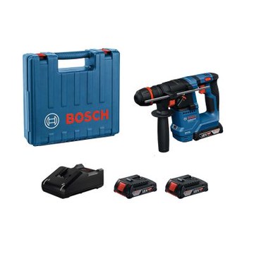 BOSCH博世 18V無刷通用夾頭免出力鎚鑽 GBH 18V-18 X (雙電2.0Ah)