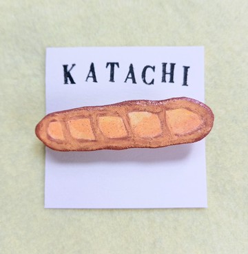 胸針 法國長棍麵包 法國麵包 麵包 手繪 獨一無二