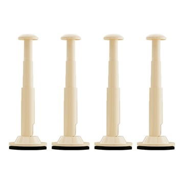 R吸盤衣架2件組 12 x 7 x 7cm 140g  2組  奶油白