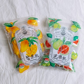 果乾 (紅心芭樂乾/芒果乾) 100g/包 直送日本