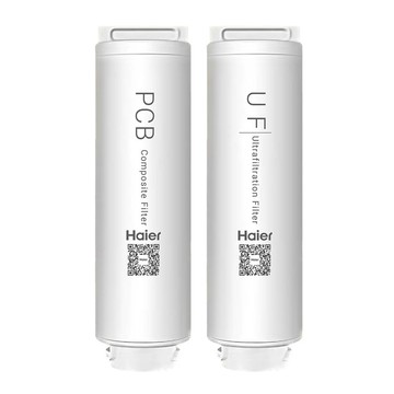 【Haier 海爾】中空絲膜超濾淨水器1200G 替換濾芯 兩年份3入(UF+PCB*2)