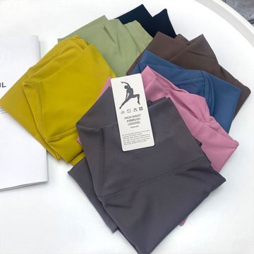 加拿大單！裸感五分瑜伽褲女高腰跑步健身騎行褲無尬速干運動短褲