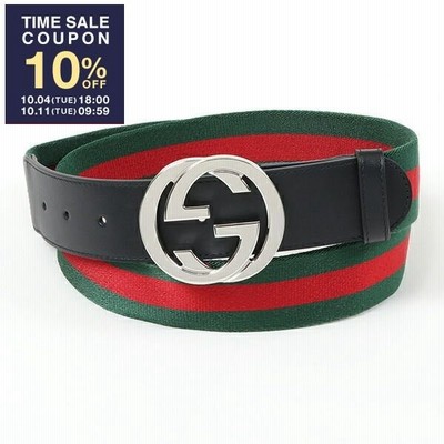 半額セール ·公式サイト 新品同様 グッチ インターロッキングG ベルト