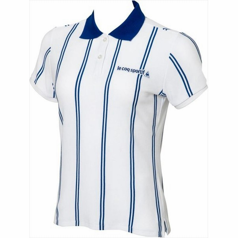 ｌｅ ｃｏｑ ｓｐｏｒｔｉｆ ルコック レディース テニスウェア 半袖ポロシャツ ホワイト 通販 Lineポイント最大0 5 Get Lineショッピング
