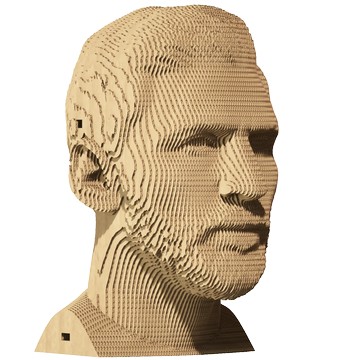 足球巨星到你家【Cartonic】3D立體拼圖 - LIONEL MESSI 梅西 居家擺飾 趣味 創意無限 DIY 自己動手組 獻上日常驚喜 好友 生日禮 創意禮