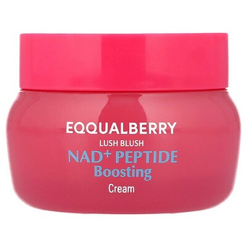 EQQUALBERRY, Lush Blush，Nad+ 肽提升保濕霜，1.69 液量盎司（50 毫升）