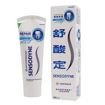 【牙齒寶寶】舒酸定  SENSODYNE Novamin專業修復抗敏牙膏100g