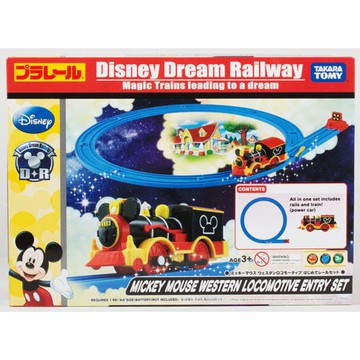 【震撼精品百貨】Micky Mouse_米奇/米妮 ~Disney x PLARAIL 鐵道入門組 米奇