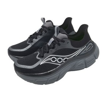 Saucony 索康尼 慢跑鞋 Paramount Max 男鞋 黑 回彈 厚底 運動鞋 S1011621010