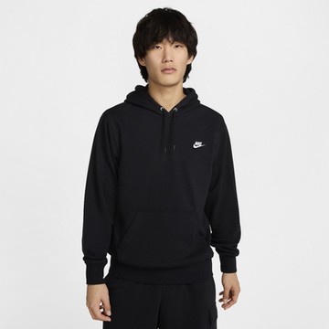 NIKE 耐吉 經典 日常穿搭 帽T 男連帽上衣-黑色 AS M NK CLUB FT PO HOODIE-FN3867010
