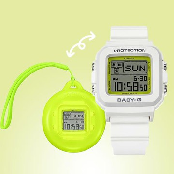 CASIO BABY-G 30週年Y2K風格時尚掛飾套錶/BGD-10K-7