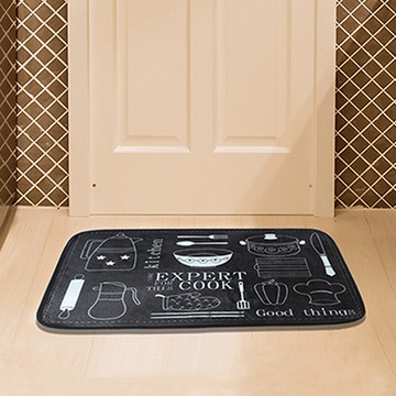 E.City_文青風彩繪加厚款慢回彈吸水萬用防滑地墊