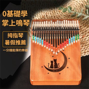 🔥拇指琴 卡林巴21音 初學者女學生17音手指鋼琴 樂器便攜式 生日禮物