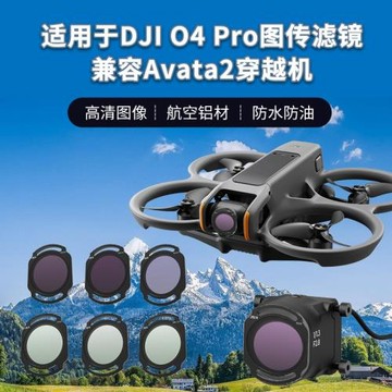 適用大疆DJI O4 Air Unit Pro圖傳/Avata 2濾鏡ND減光UV保護CPL鏡