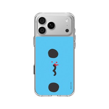 iPhone 18 Pro Max Clear Case（相機按鈕） 透明 - 貓貓蟲咖波 Bugcat Capoo - 經典大臉咖波