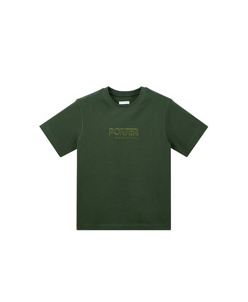 電繡Logo 棉Tee