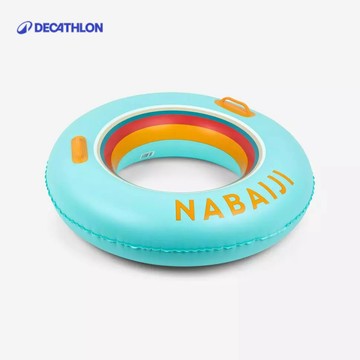 【迪卡儂】92CM 大型充氣式印花游泳圈 (附舒適握把)｜Decathlon