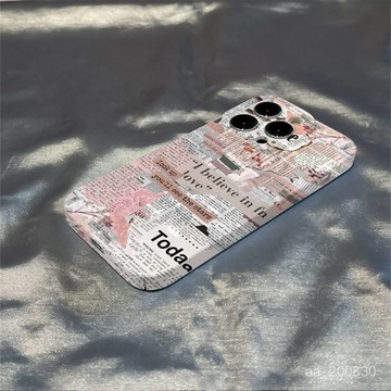 ✨限時下殺✨報紙適用蘋果16Pro菲林手機殻iPhone15/14/13/12Pro高級11硬小衆