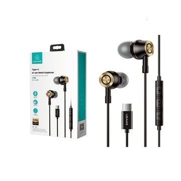 【Type-C 耳機】Usams 適用 Google Pixel 10 9 Pro XL Fold 入耳式立體聲金屬