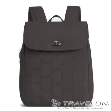 【Travelon 美國】Runways防盜後背包『灰』TL-43717 戶外 露營 休閒 時尚 旅遊 防盜 背包