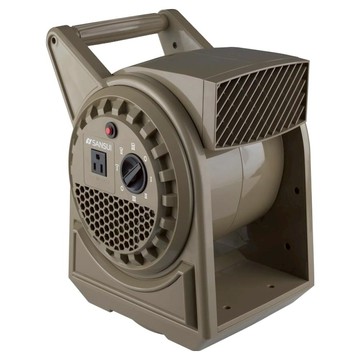 SANSUI 山水 疾風擺頭渦輪扇 附收納袋 沙色  SZF-66D