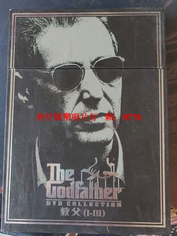教父三部曲DVD全集 經典黑幫電影 馬龍白蘭度主演 國語配音 4碟精裝版 畫質清晰 科萊昂家族傳奇故事