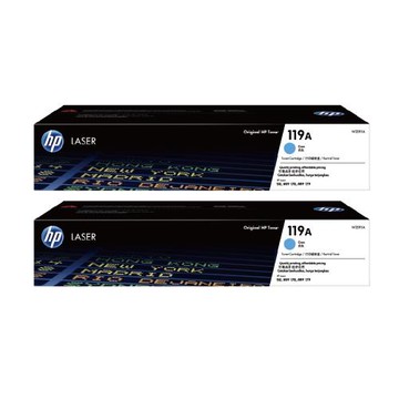 HP原廠 W2091A(119A)高容量 藍色2支 碳粉匣 適用HP Color Laser 150a/MFP 178nw / 179fnw